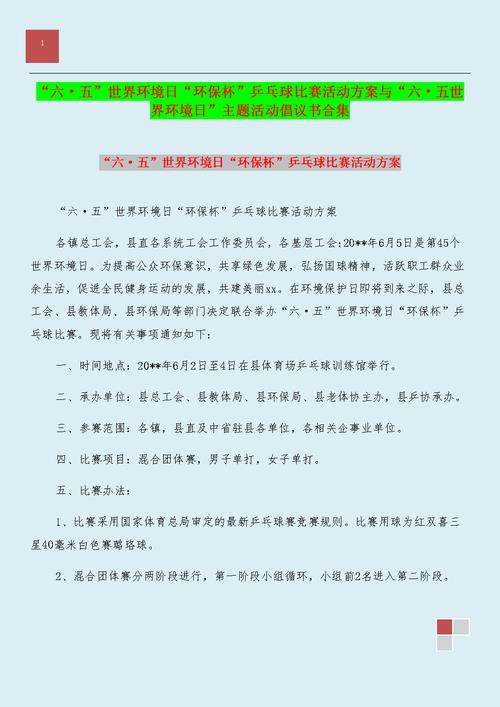 赛事宣传方案怎么做