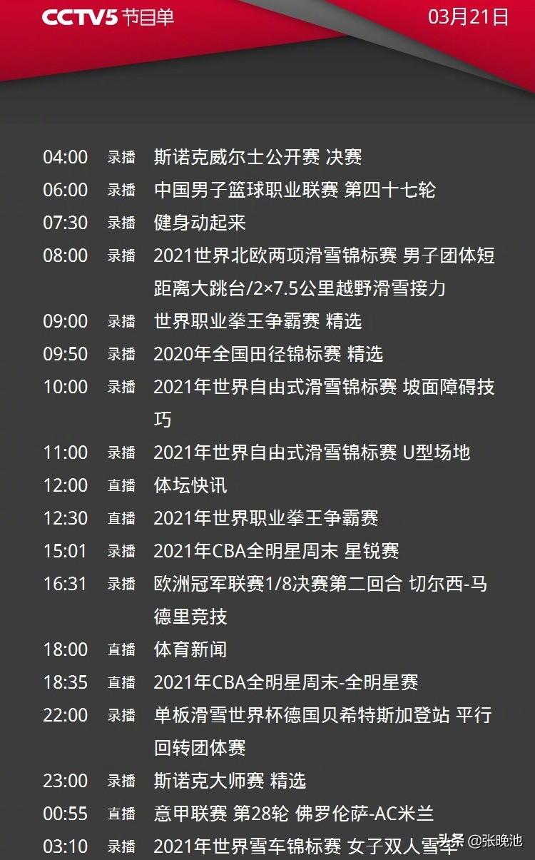cba全明星赛直播篮球直播（CCTV5直播CBA全明星赛+意甲AC米兰，APP转国足集训）