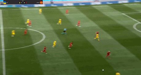 亚尔莫连科传射（半场-亚尔莫连科传射 乌克兰暂2-0北马其顿）