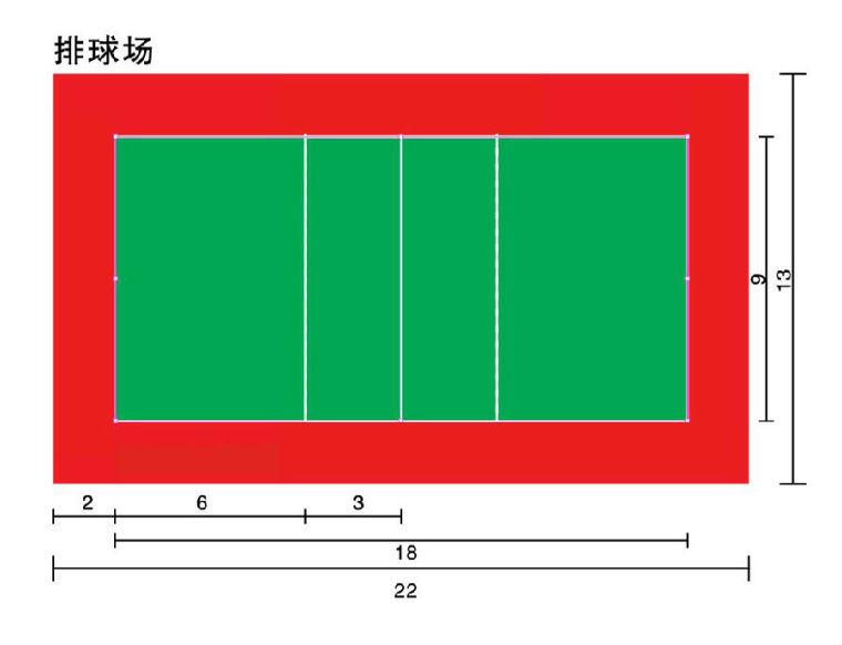 七人制足球门多大（景观设计常用室外运动场地标准尺寸）