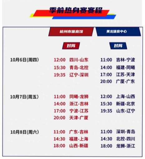 CBA季前赛门票（体坛快车丨CBA常规赛10月10日打响，巴黎奥运会首阶段门票发售计划公布）